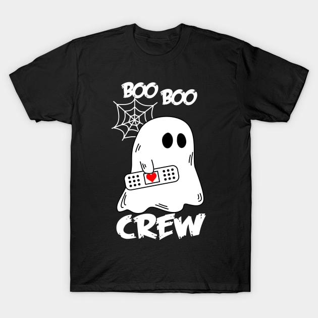 Boo Boo Crew Nurse Shirts Halloween Nurse Shirts for Women T-Shirt by mo designs 95